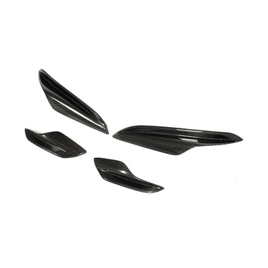 Velt Sport Carbon Fiber Canards (Double Fins) - BMW E90 E92 E93 M3 3 Series by Velt Sport VELT-EXT-0115