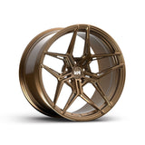 Variant Wheels ZENO 20" Custom Drill Satin Bronze by Variant Wheels