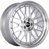 BBS LM 18" 5x112 Diamond Silver Center / Diamond Cut Lip by BBS LM413DSPK