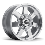 Mamba M14 18" 6x139.7 Machined Face Silver / Drill Holes by Mamba Offroad Wheels M14898312S