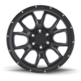 Mamba M19 18" 5x127 Matte Black w/ Drill Holes by Mamba Offroad Wheels M198973N065
