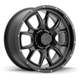 Mamba M19 17" 6x139.7 Matte Black w/ Drill Holes by Mamba Offroad Wheels M197983N125