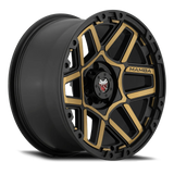 Mamba M23 17" 5x139.7 Matte Black w/ Bronze Face by Mamba Offroad Wheels M237985128