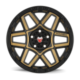 Mamba M23 17" 5x139.7 Matte Black w/ Bronze Face by Mamba Offroad Wheels M237985128