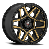 Mamba M23 20" 6x139.7 Matte Black w/ Bronze Face by Mamba Offroad Wheels M232983N128