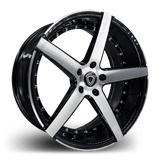 Marquee Wheels 20x9 et15 / 5x115 / cb73.1 Marquee Wheels M3226 20" 5x115 Black / Machined 3226209511515BP