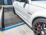 RW Carbon Mercedes W204 C63 Carbon Fiber Side Skirt Extensions by RW Carbon mecw20439