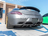 RW Carbon Mercedes SLS Renn Style Carbon Fiber Diffuser by RW Carbon mercsls01