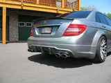 RW Carbon Mercedes C63 AMG Big Fin Carbon Fiber Diffuser by RW Carbon mercw20409