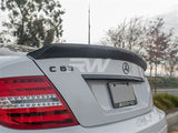 RW Carbon Mercedes W204 Coupe DTM Carbon Fiber Trunk Spoiler by RW Carbon