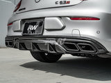 RW Carbon Mercedes W205 C63/C63S Coupe CF Diffuser by RW Carbon mercw20523