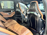 RW Carbon Mercedes W205 C63 Carbon Fiber Seat Backs by RW Carbon mercw20525