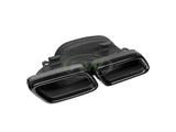 RW Carbon Mercedes C63 AMG Style Chrome/Black Exhaust Tips by RW Carbon
