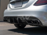 RW Carbon Mercedes W205 C63/C63S Sedan 19+ DTM CF Diffuser by RW Carbon mercw20541