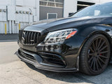 RW Carbon Mercedes W205 C63/C63S GTX Coupe CF Front Lip w/Lower Splitters by RW Carbon