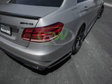 RW Carbon Mercedes W212 E63 14+ CF Rear Bumper Splitters by RW Carbon