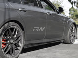 RW Carbon Mercedes W213 Carbon Fiber Side Skirt Extensions by RW Carbon mercw21308