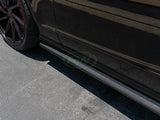 RW Carbon Mercedes W218 CLS Carbon Fiber Side Skirt Extensions by RW Carbon mercw21814