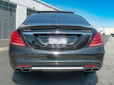 RW Carbon Mercedes W222 Carbon Fiber Trunk Spoiler by RW Carbon