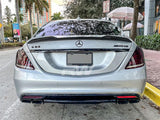 RW Carbon Mercedes W222 DTM Carbon Fiber Trunk Spoiler by RW Carbon