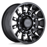 Black Rhino Wheels Mission 17" 6x139.7 Matte Black W/ Machined Tinted Spokes by Black Rhino Wheels 1785MSN006140M12