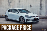 Flow Designs Mk7.5 Golf GTI Full Lip Splitter Set with Flow-Lock Rear Diffuser by Flow Designs GLMK75GTIPK2-0