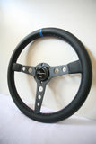 Renown Renown Monaco Steering Wheel Motorsport Leather Competition / Tricolor