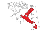 Verkline Adjustable Tubular Front Race Wishbones (MQB) - VW/Audi 8V / Mk7 / RS3 / S3 / A3 / Golf by Verkline was-016