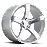 MRR VP5 19" 5x114.3 Silver Machine Face by MRR Wheels