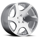 MRR VP3 20" 5x112 Silver Machine Face by MRR Wheels