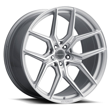 MV Forged MVF5 20" 5x108 up to 5x132 Diamond Silver (Custom Wheel) by MV FORGED