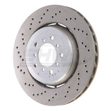 SHW Performance SHW Performance 05-06 BMW M3 3.2L Left Front Cross-Drilled Lightweight Brake Rotor BFL44451