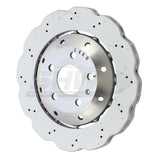 SHW Performance SHW Performance 13-15 Audi RS5 4.2L Rear Drilled-Dimpled Lightweight Wavy Brake Rotor ARX48221
