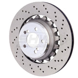 SHW Performance SHW Performance 15-18 BMW X5 M 4.4L Right Rear Cross-Drilled Lightweight Brake Rotor BRR48504