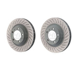 SHW Performance SHW Performance Front Drilled-Dimpled MB Brake Rotor Kit (340x34) - Porsche 991 / 911 / Carrera 4 / Targa 4 / 4S PFL39911-PFR39912