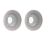 SHW Performance SHW Performance Rear Cross-Drilled MB Brake Rotor Kit (330x28) - Porsche / 992 / 911 / Carrera / 3.0L PRL31524-PRR31624