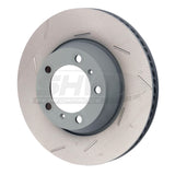 SHW Performance SHW Performance 11-16 Porsche Panamera 4 3.6L w/o Ceramic Brakes Left Rear Slotted Monobloc Brake Rotor PRL39723