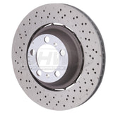 SHW Performance SHW Performance 18-19 Porsche 911 GT3 4.0L w/o Ceramics Left Rear Drill-Dimp LW Brake Rotor PRL41587
