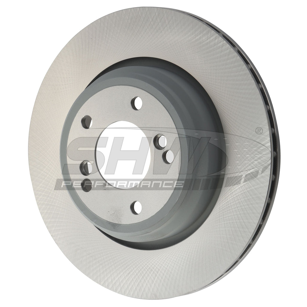 SHW Performance 01-06 BMW M3 3.2L Rear Smooth Monobloc Brake Rotor ...
