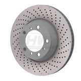 SHW Performance SHW Performance 15-16 Porsche 911 Carrera 4GTS 3.8L w/o Ceramics Right Rr Drill-Dimp Monobloc Brake Rotor PRR31224