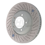 SHW Performance SHW Performance 04-08 Porsche 911 GT3 w/o Ceramics Right Front Cross-Drilled Monobloc Brake Rotor PFR33009