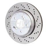 SHW Performance SHW Performance 06-08 BMW Z4 3.2L Right Rear Cross-Drilled Lightweight Brake Rotor BRR42834