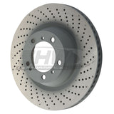 SHW Performance SHW Performance 20-21 Porsche Carrera 4S 3.0L Right Rear Cross-Drilled Monobloc Brake Rotor PRR39988