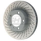 SHW Performance SHW Performance 99-08 Porsche 911 Carrera 3.6L w/o Ceramics Left Front Cross-Drille Monobloc Brake Rotor PFL39965
