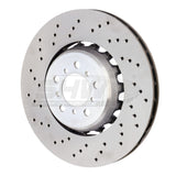 SHW Performance SHW Performance 15-18 BMW M3 3.0L Left Front Cross-Drilled Lightweight Brake Rotor BFL44809