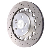 SHW Performance SHW Performance 19-21 BMW M2 Competition 3.0L Right Rear Cross-Drilled Lightweight Brake Rotor BRR48254