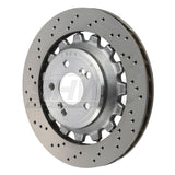 SHW Performance SHW Performance 19-21 BMW M2 Competition 3.0L Left Rear Cross-Drilled Lightweight Brake Rotor BRL48253