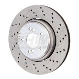 SHW Performance SHW Performance 08-13 BMW M3 4.0L Right Rear Cross-Drilled Lightweight Brake Rotor BRR42854