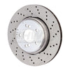 SHW Performance 08-13 BMW M3 4.0L Right Rear Cross-Drilled Lightweight Brake Rotor (350x24mm)
