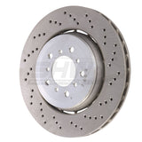 SHW Performance SHW Performance 05-06 BMW M3 3.2L Right Front Cross-Drilled Lightweight Brake Rotor BFR44461